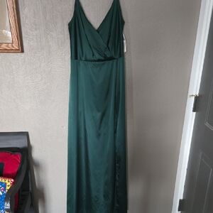 Chic Forest Green Maxi Dress